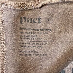 XL pact leggings, organic cotton.